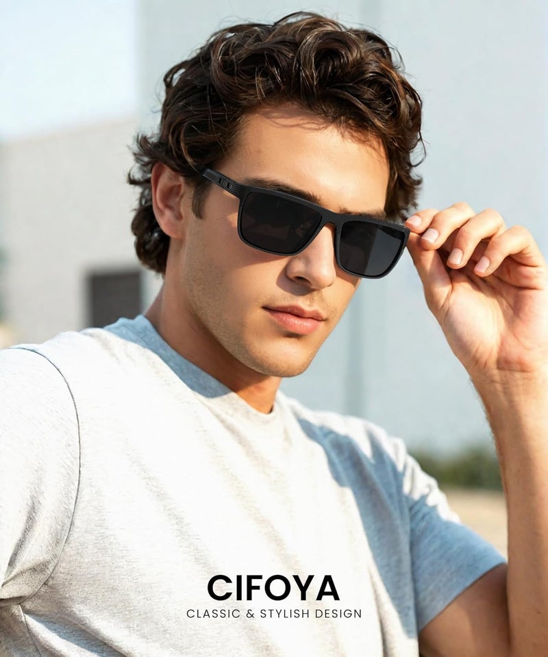 CIFOYA Sunglasses-Men Polarized Mens Sunglasses: Classic Women Sun Glasses UV Protection for Fishing Driving Golf - Image 2